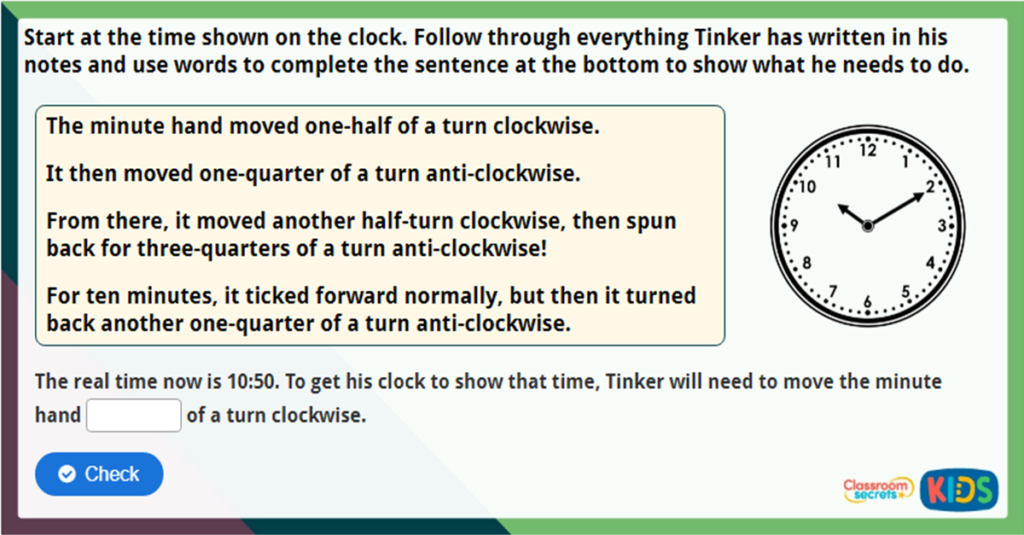Year 3 Turns and Angles Challenge