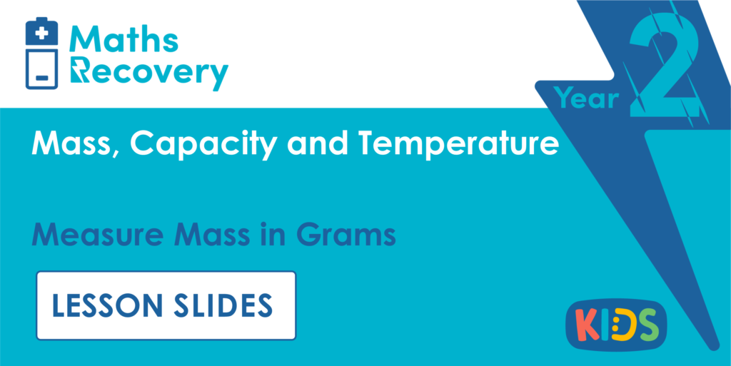 Measure Mass in Grams Year 2 Lesson Slides