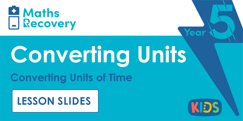 Year 5 Converting Units of Time Lesson Slides