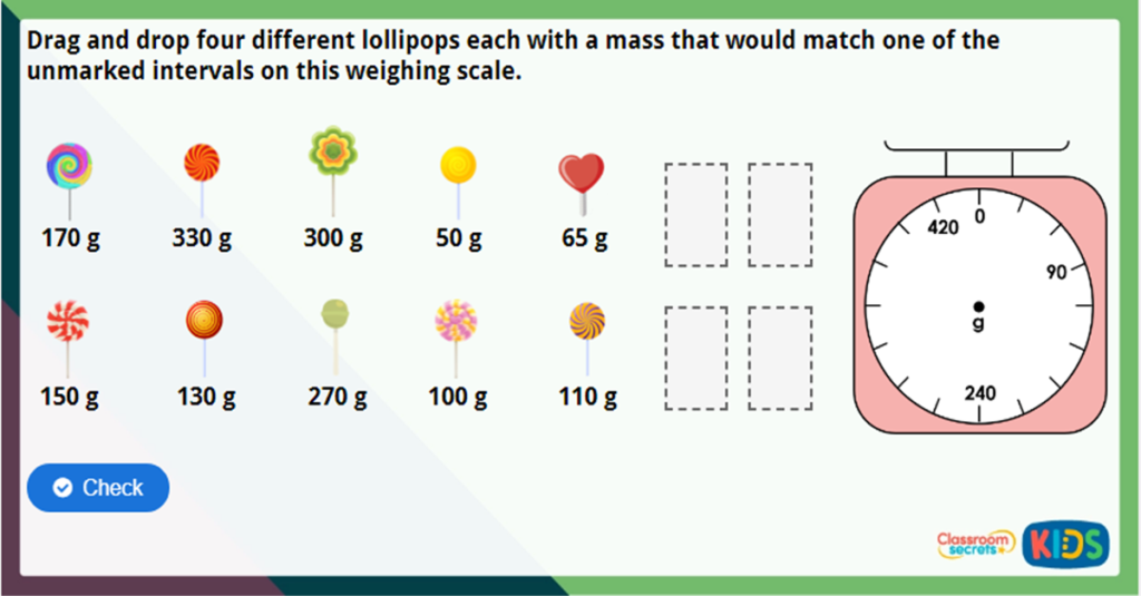 Year 3 Measure Mass 1 Challenge