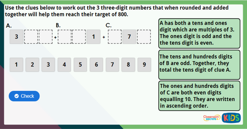 Year 4 Round to the Nearest 10 Challenge