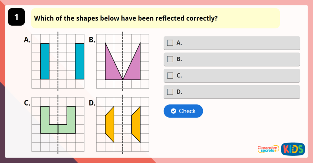 Year 5 Reflection Game