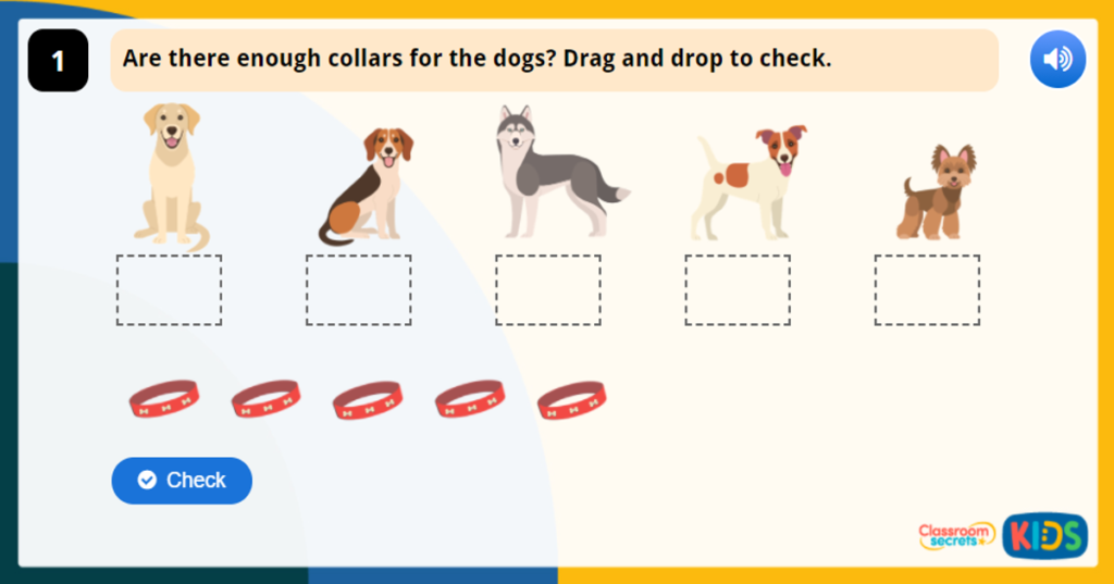 Year 1 One to One Correspondence Game