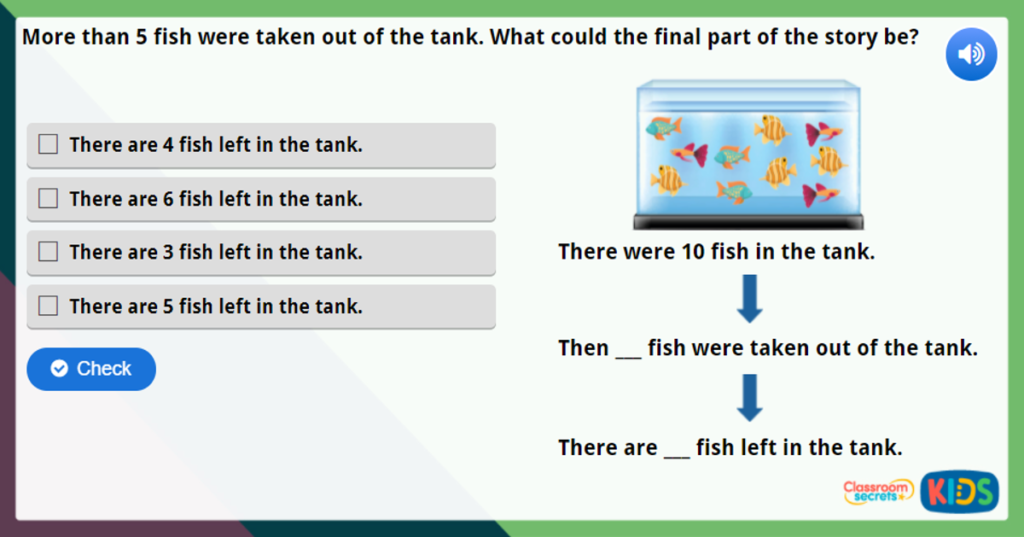 Year 1 How Many Left 1 Maths Challenge