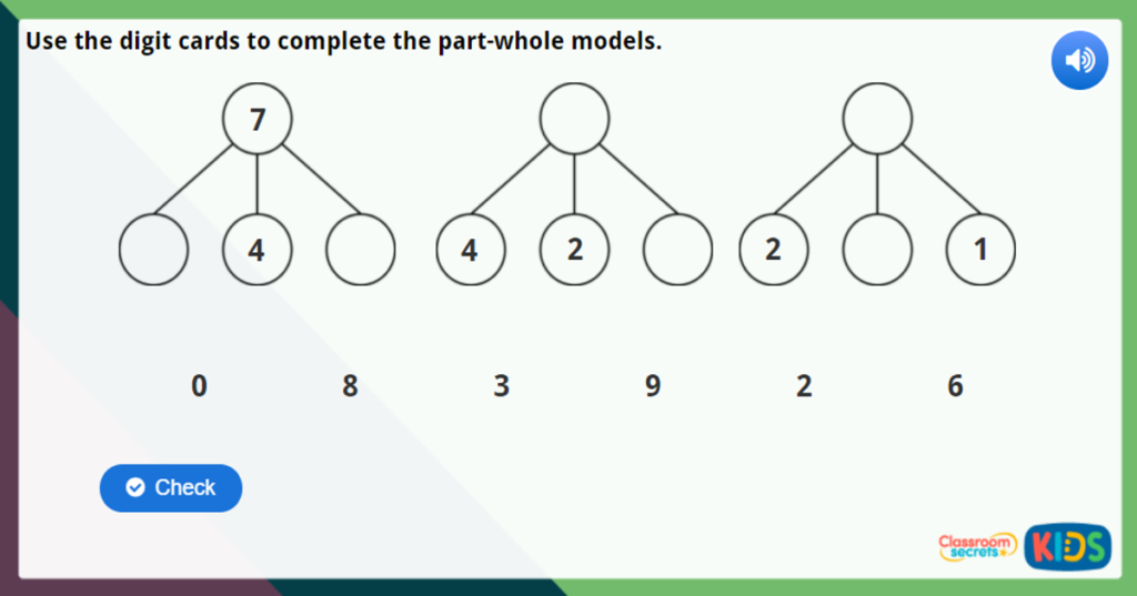 Year 1 Subtraction - Breaking Apart Maths Challenge