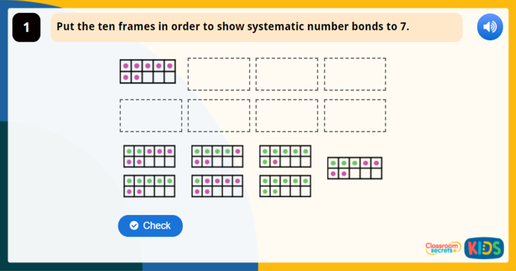 Year 1 Systematic Number Bonds Game