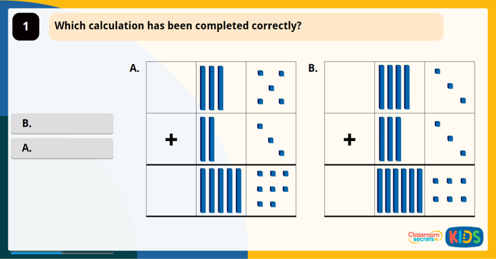 Year 2 Add 2-Digit Numbers 1 Game