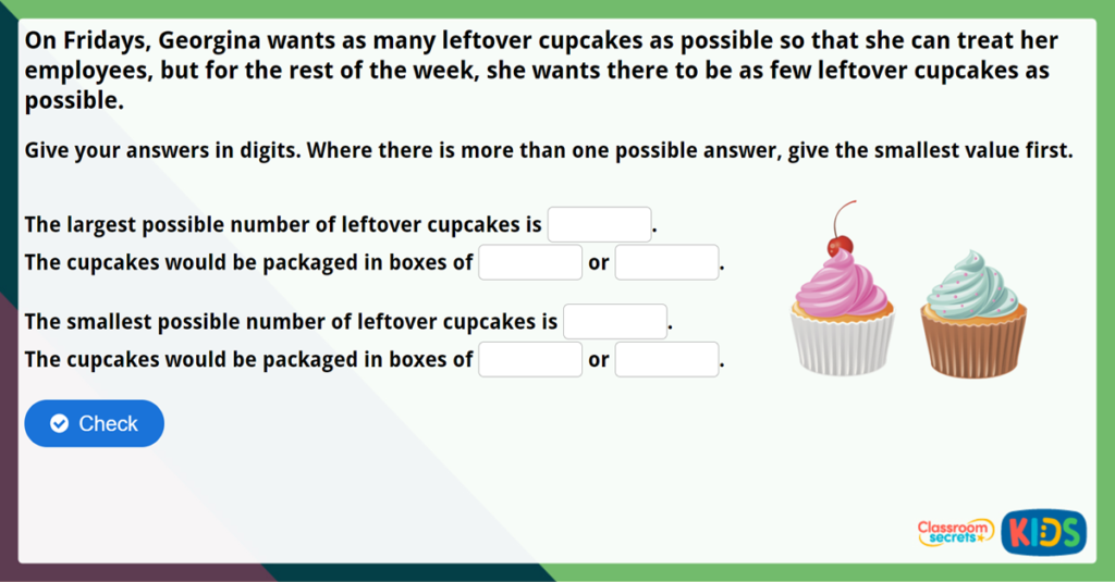 Year 6 Long Division 3 Challenge