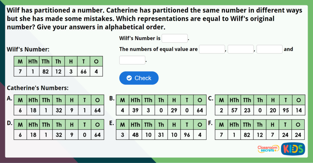 Year 6 Numbers to Ten Million Maths Challenge