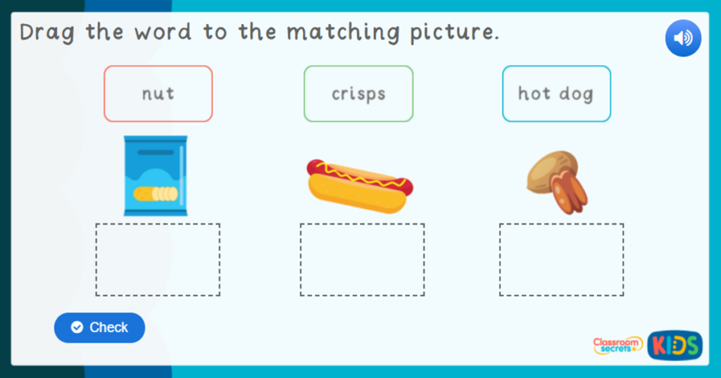 Reception Food Labelling Game