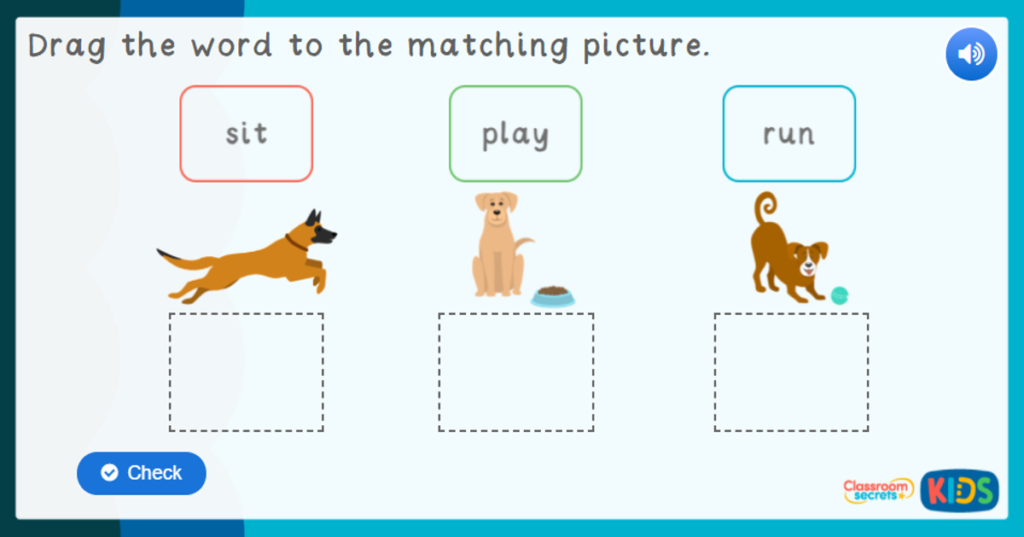 Reception Dog Labelling Game