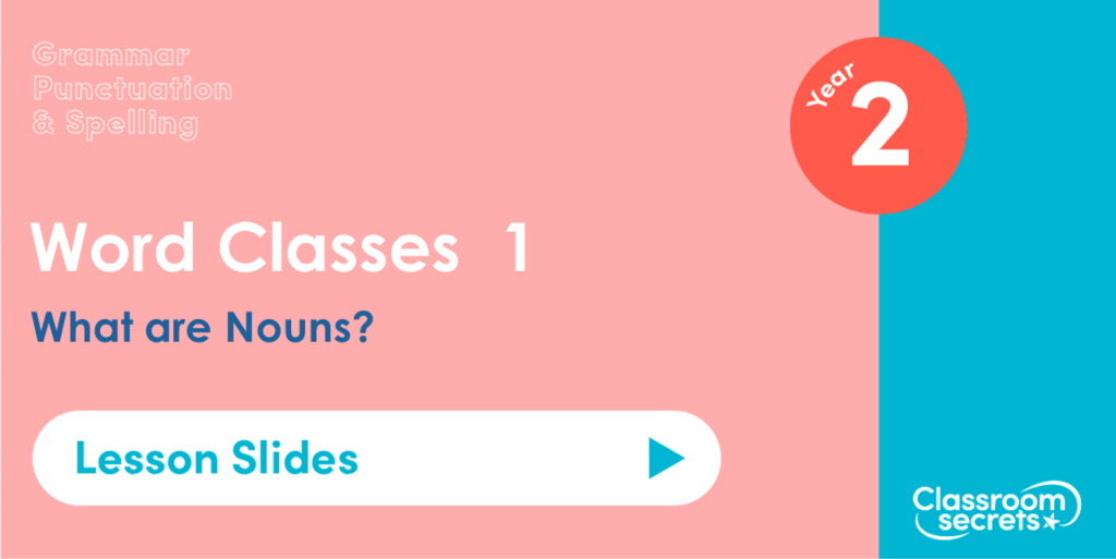 What are Nouns Year 2 Lesson Slides
