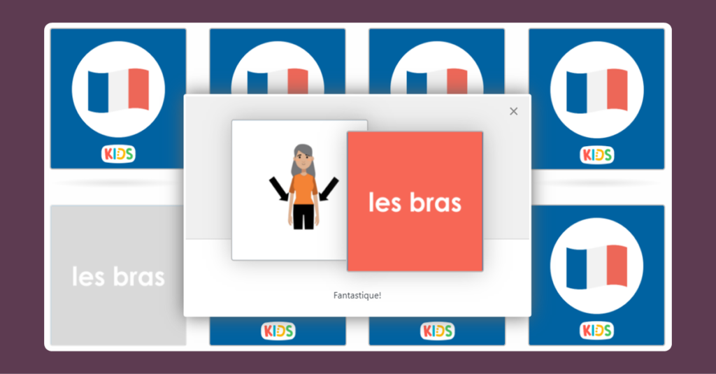 French The Body Memory Game