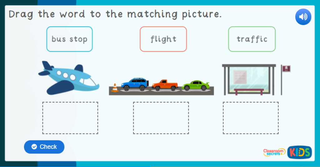 Reception Travel Labelling Game