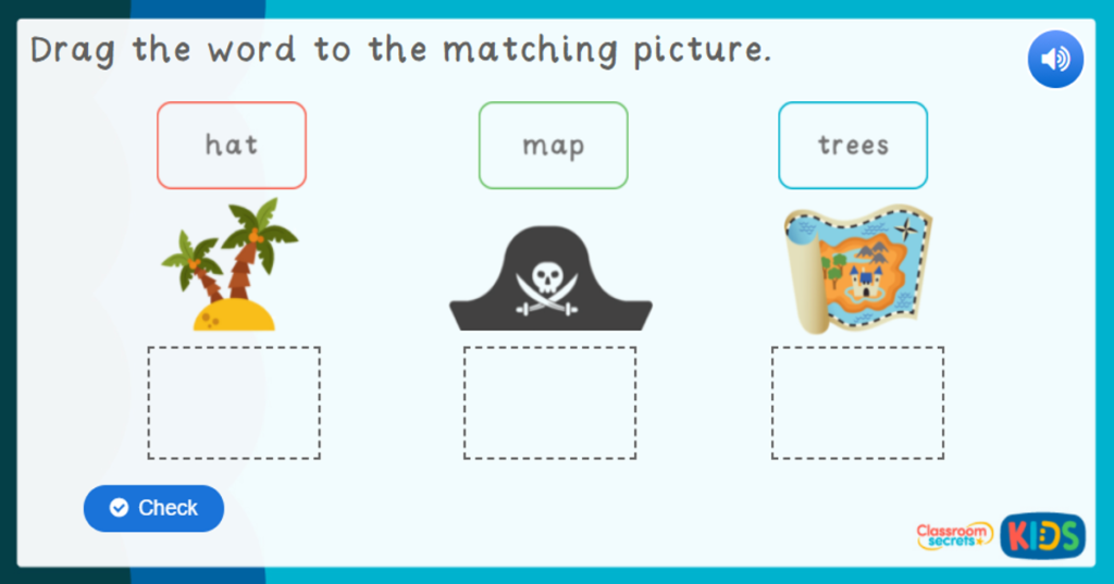 Reception Pirates Labelling Game