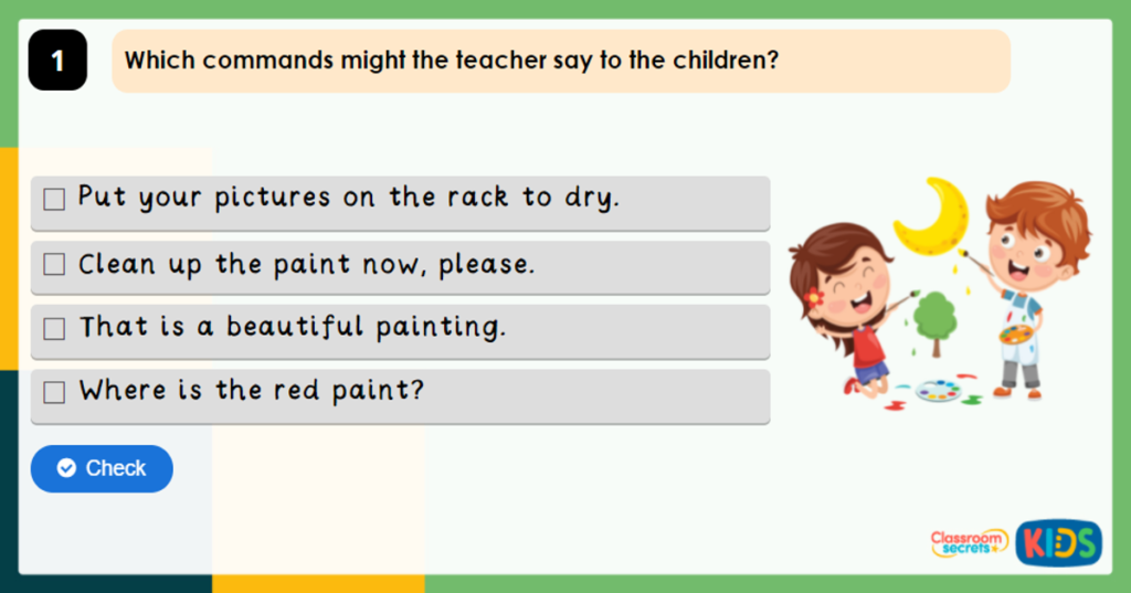 Year 2 Commands Game