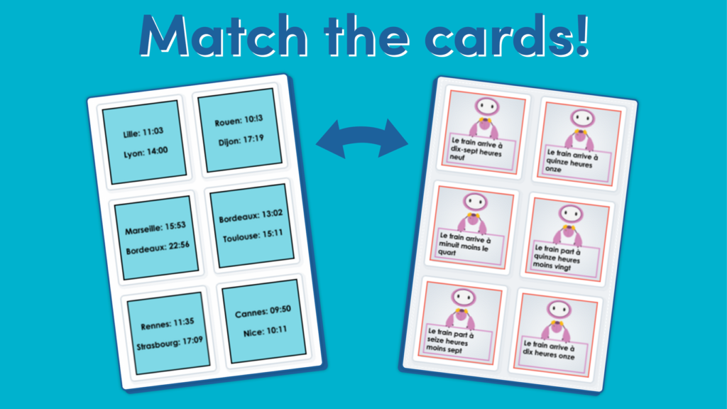 Year 6 Dates and Times Matching Activity