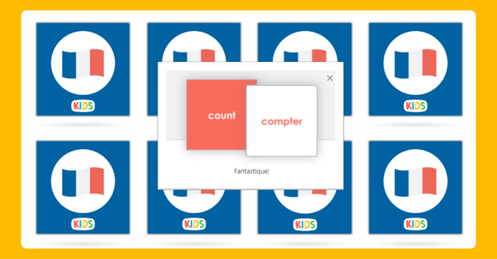 Year 6 French Maths Matching Game