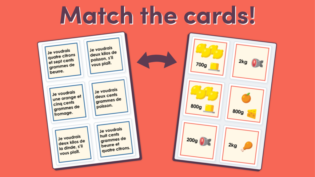 Year 6 French Ordering Food Image