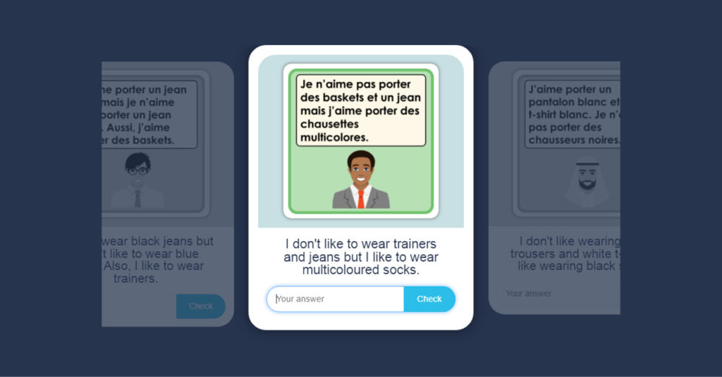 Year 6 What I'm Wearing Flashcards